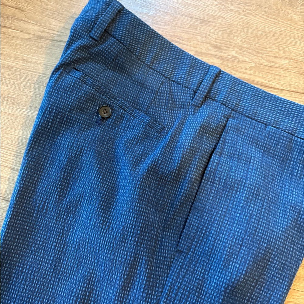 Bonobos Light Blue Patterned Pants